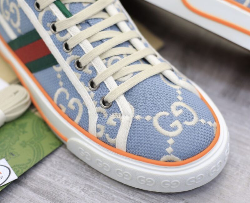 Giày Gucci Tennis 1977 Light Blue Like Auth