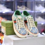 Giày Gucci Tennis 1977 Light Blue Like Auth