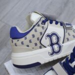 Giày MLB Chunky Liner Mid Classic Monogram Boston Red Sox L.Beige Like Auth