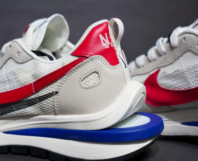 Giày Nike Sacai Vaporwaffle Sport Fuchsia Game Royal Like Auth