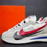Giày Nike Sacai Vaporwaffle Sport Fuchsia Game Royal Like Auth