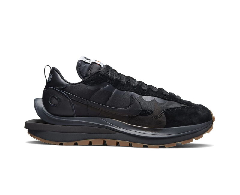 Giày Nike Sacai x VaporWaffle 'Black Gum' Like Auth