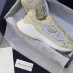 Giày Dior B30 Sneaker Cream Mesh and Technical Fabric Like Auth