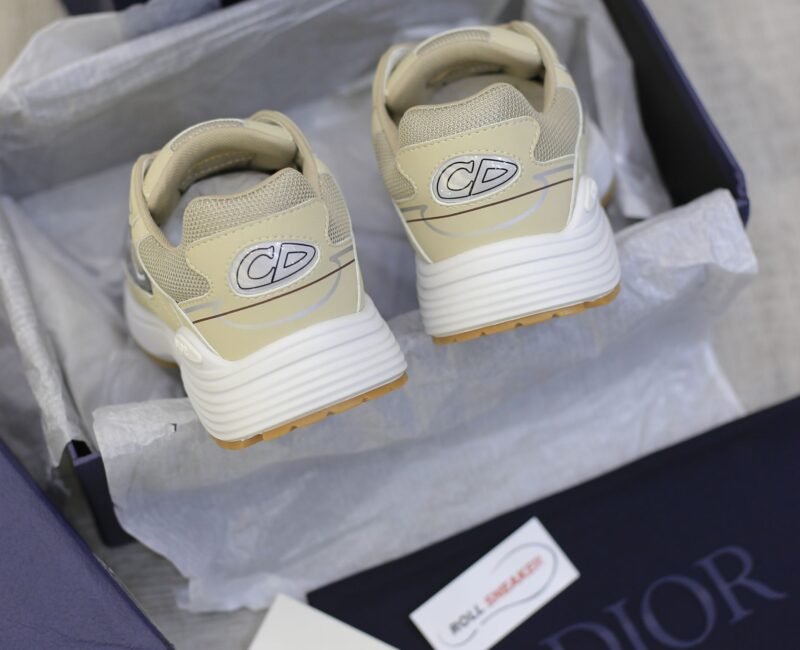 Giày Dior B30 Sneaker Cream Mesh and Technical Fabric Like Auth