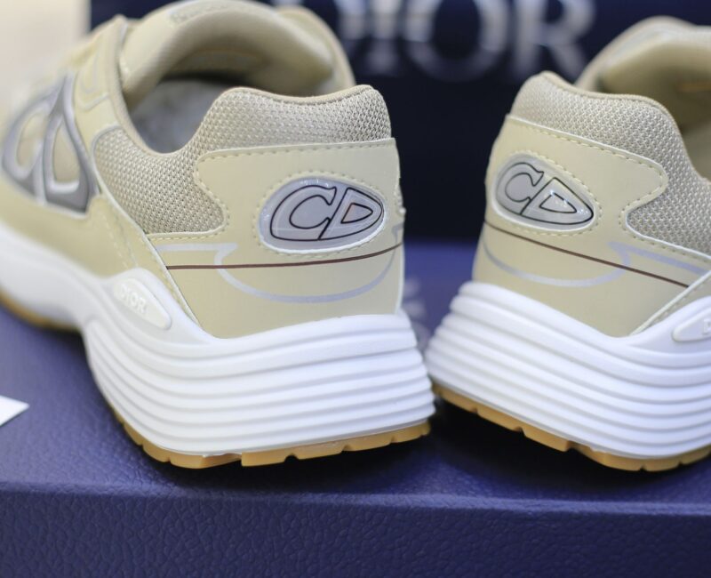 Giày Dior B30 Sneaker Cream Mesh and Technical Fabric Like Auth