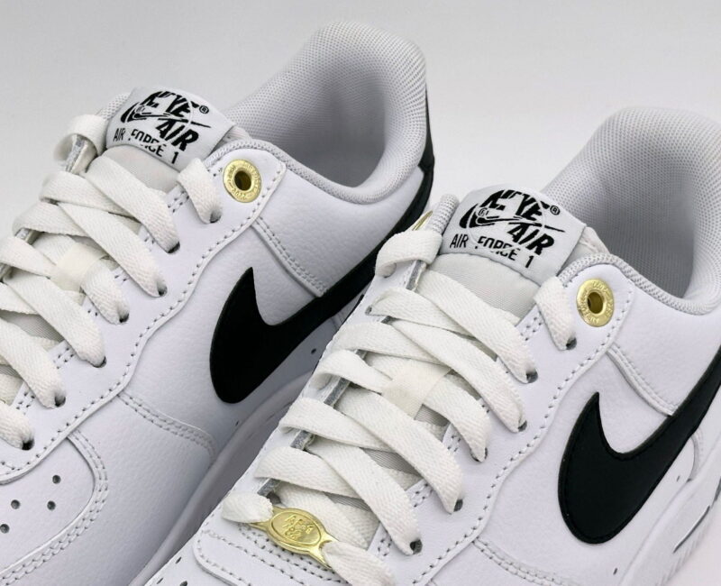 Giày Nike Air Force 1 ’07 LV8 ’40th Anniversary – White Black’ Like Auth
