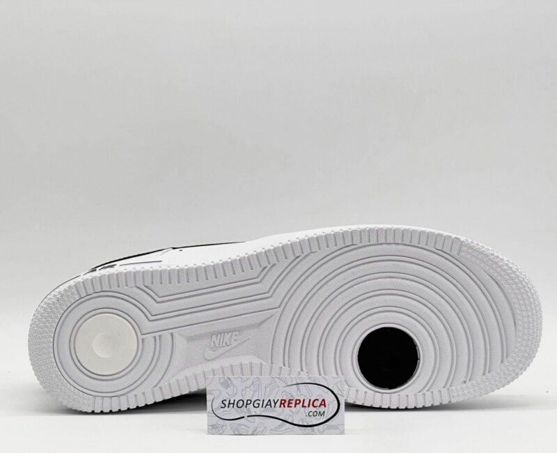 Giày Nike Air Force 1 ’07 LV8 ’40th Anniversary – White Black’ Like Auth