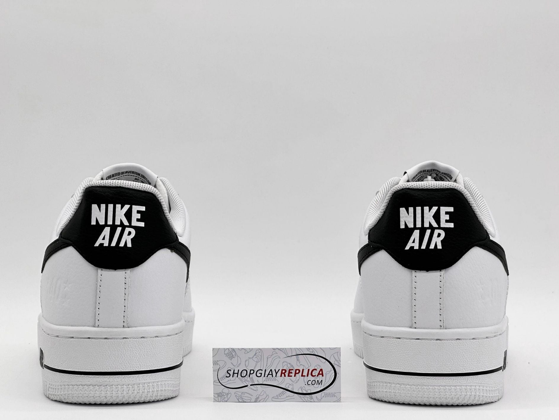 Giày Nike Air Force 1 ’07 LV8 ’40th Anniversary – White Black’ Like Auth