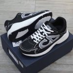 Giày Dior B30 Sneaker Black Mesh and Technical Fabric Like Auth
