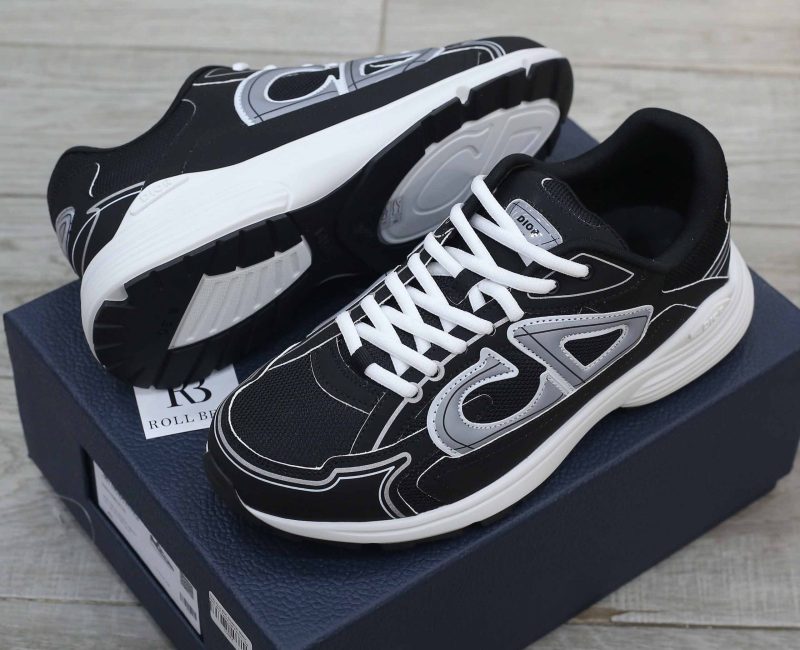 Giày Dior B30 Sneaker Black Mesh and Technical Fabric Like Auth