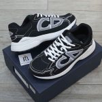 Giày Dior B30 Sneaker Black Mesh and Technical Fabric Like Auth