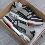 Giày Louis Vuitton Lv Trainer #54 Signature Black Grey Red Like Auth