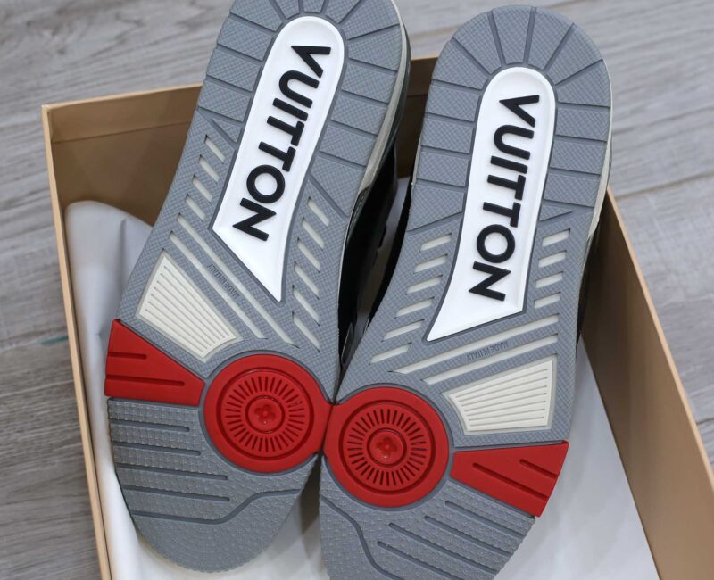 Giày Louis Vuitton Lv Trainer #54 Signature Black Grey Red Best Quality