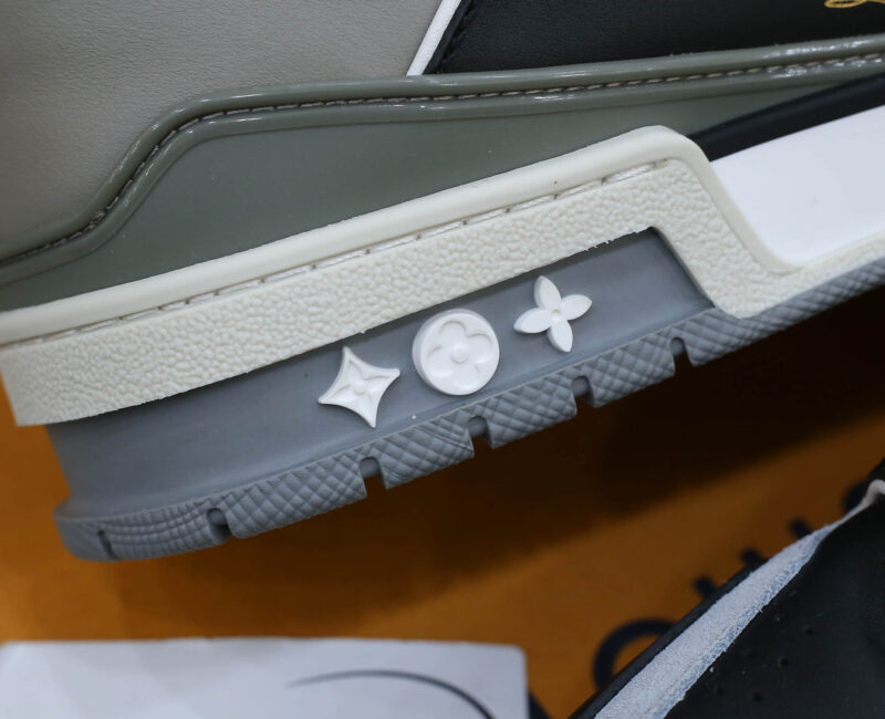 Giày Louis Vuitton Lv Trainer #54 Signature Black Grey Red Best Quality