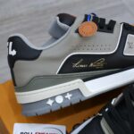 Giày Louis Vuitton Lv Trainer #54 Signature Black Grey Red Best Quality