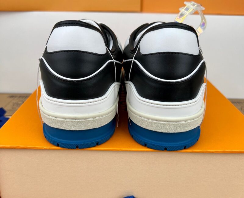Giày Louis Vuitton Lv Trainer White Black Blue Like Auth