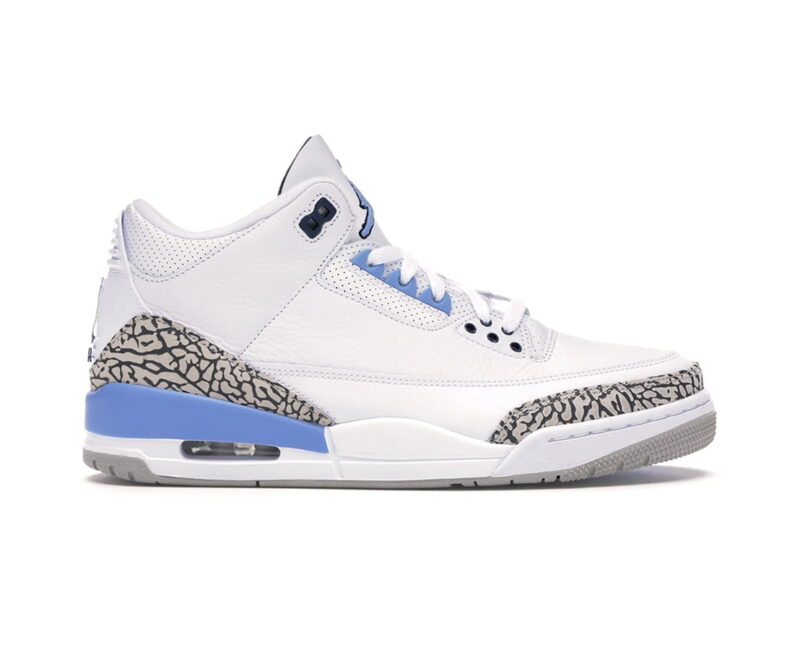 Giày Nike Air Jordan 3 Retro 'UNC' Like Auth