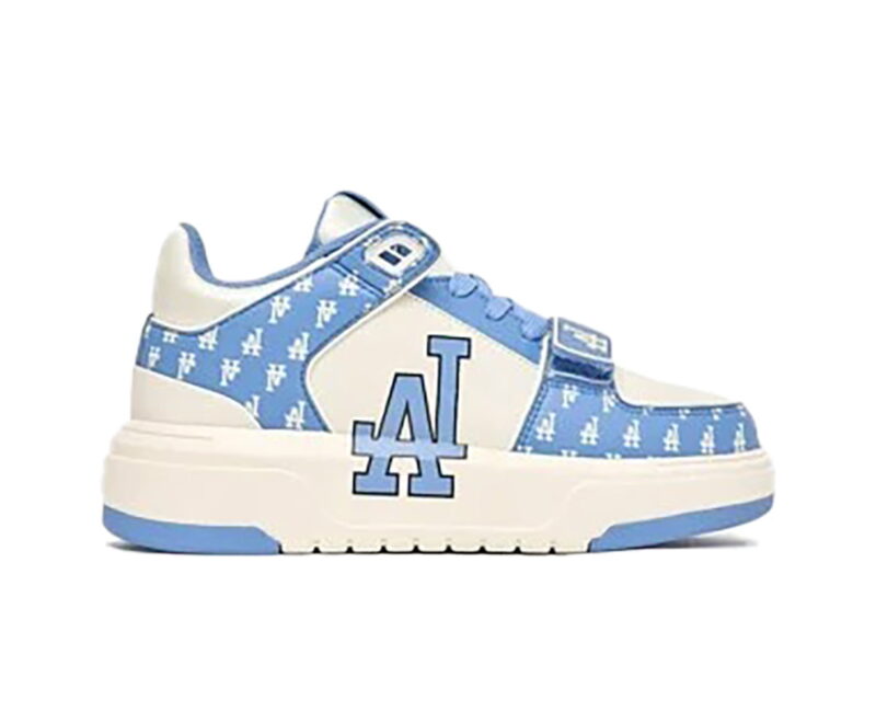 Giày MLB Chunky Liner Mid Classic Monogram LA Blue Like Auth