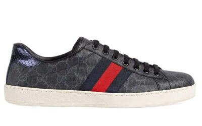 Giày Gucci Ace GG Supreme Black Like Auth