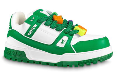 Giày Louis Vuitton Trainer Maxi Green Like Auth