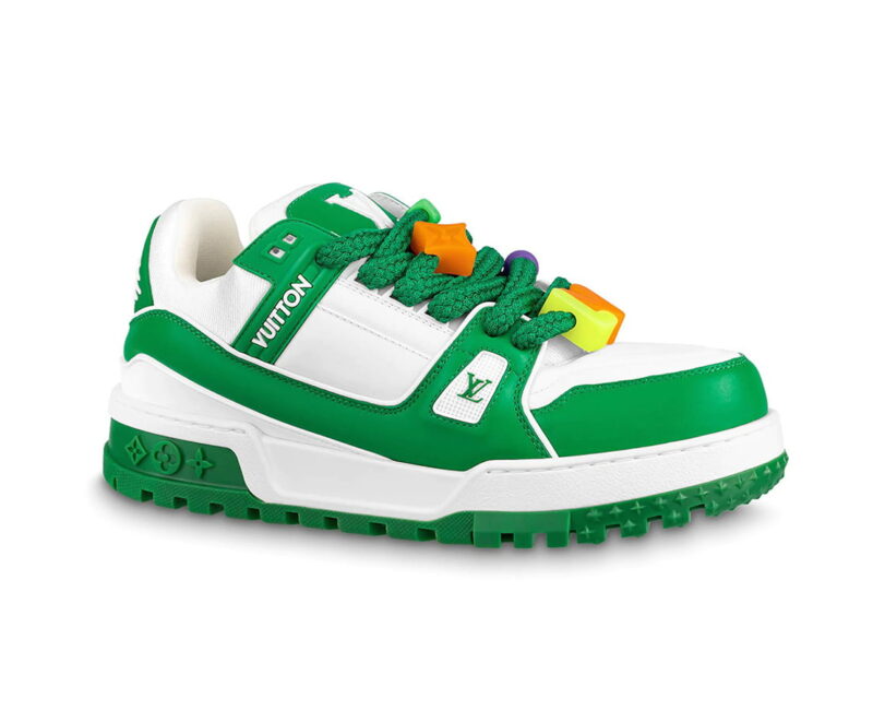 Giày Louis Vuitton Trainer Maxi Green Like Auth