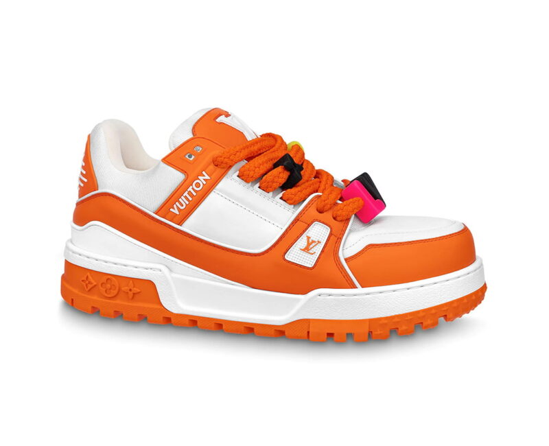 Giày Louis Vuitton Trainer Maxi Orange Like Auth