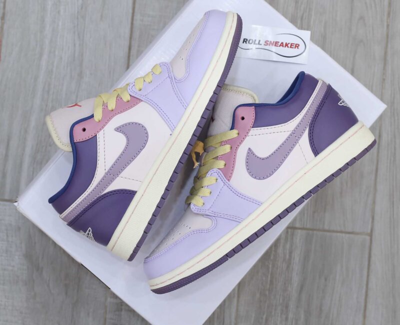 Giày Nike Air Jordan 1 Low Pastel Purple Tím Like Auth