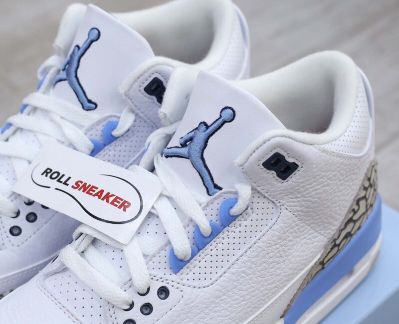 Giày Nike Air Jordan 3 Retro 'UNC' Like Auth