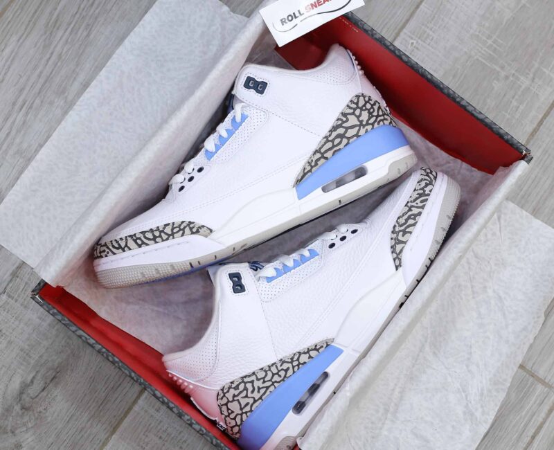 Giày Nike Air Jordan 3 Retro 'UNC' Like Auth