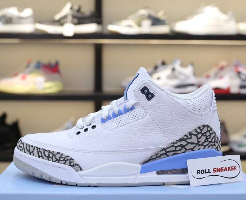 Giày Nike Air Jordan 3 Retro ‘UNC’ Like Auth