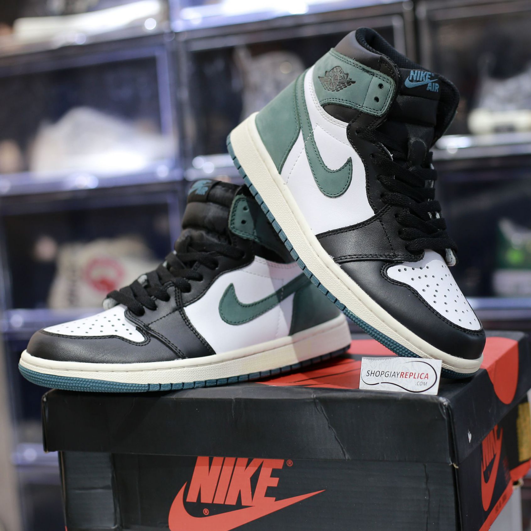 Giày Nike Air Jordan 1 Retro High OG ‘Clay Green’ Like Auth