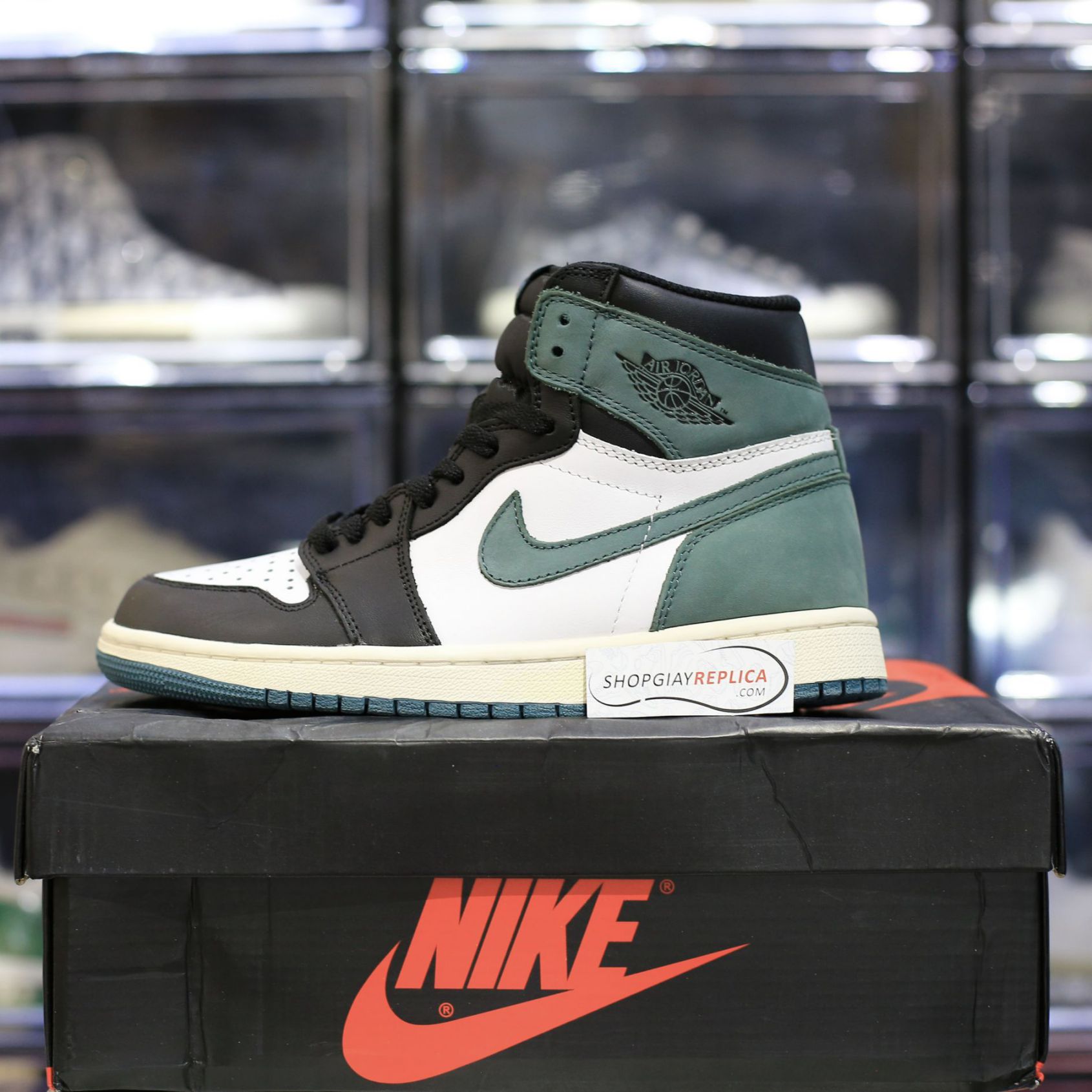 Giày Nike Air Jordan 1 Retro High OG ‘Clay Green’ Like Auth