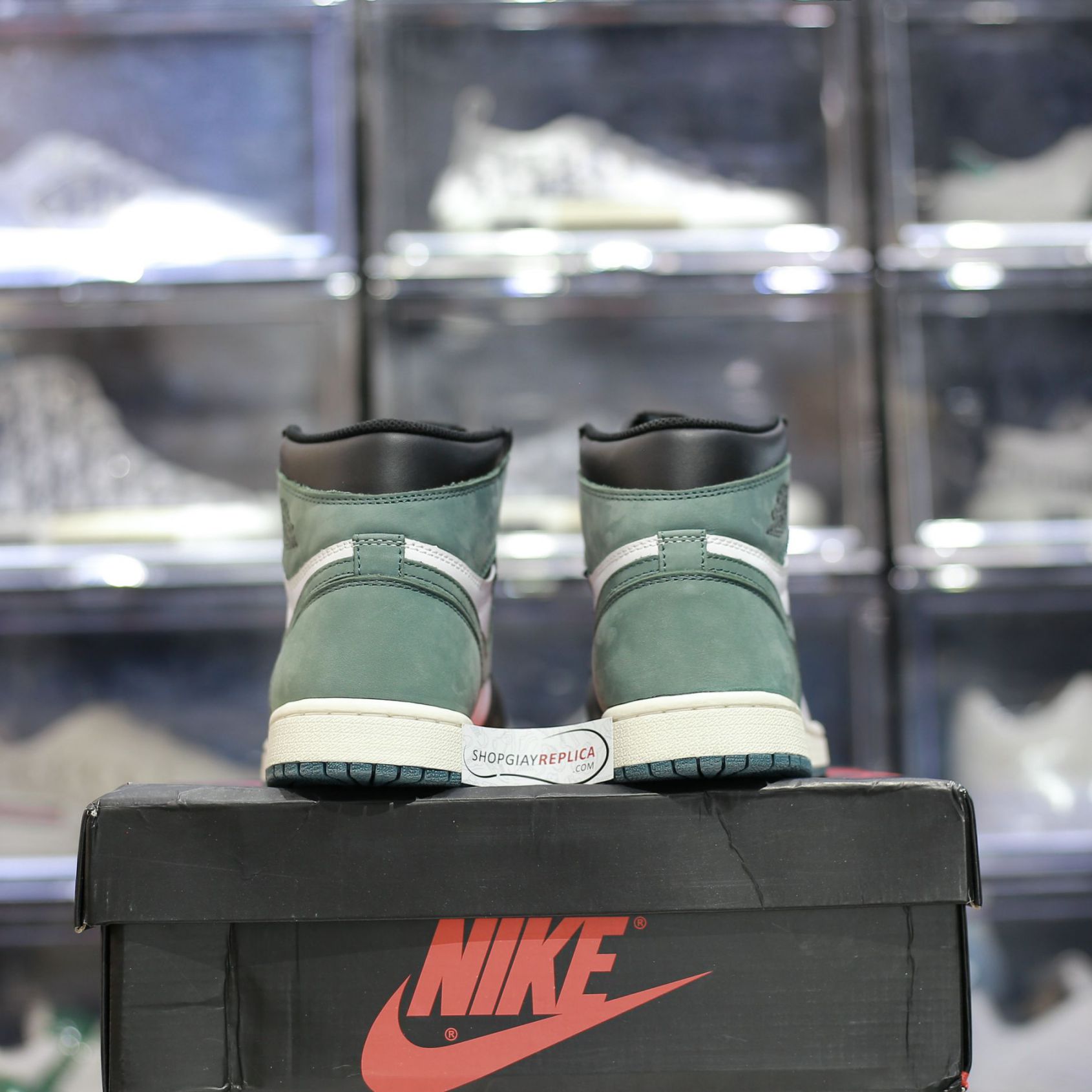 Giày Nike Air Jordan 1 Retro High OG ‘Clay Green’ Like Auth