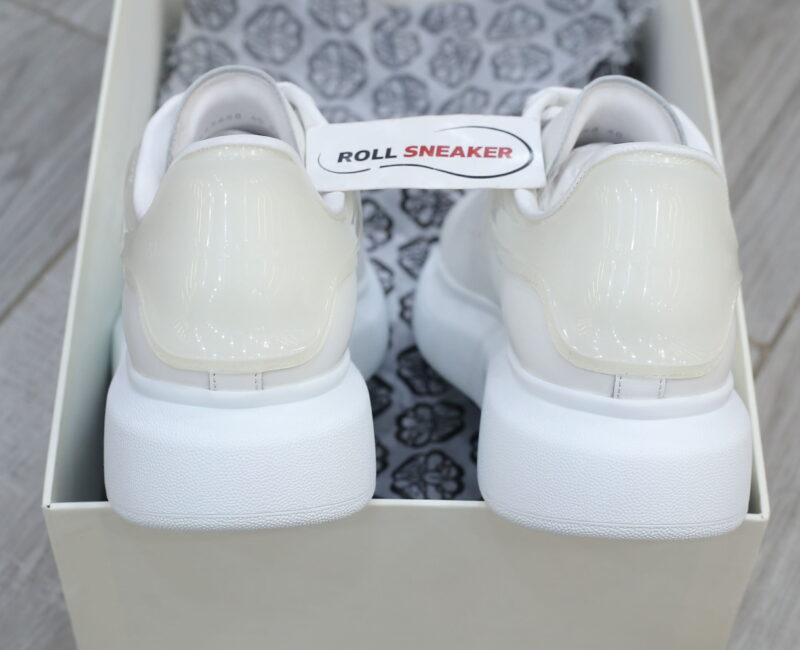 Giày Alexander Mcqueen Gót Trắng Trong Like Auth