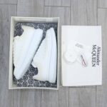 Giày Alexander Mcqueen Gót Trắng Trong Like Auth