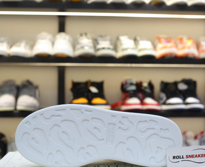 Giày Alexander Mcqueen Gót Trắng Trong Like Auth