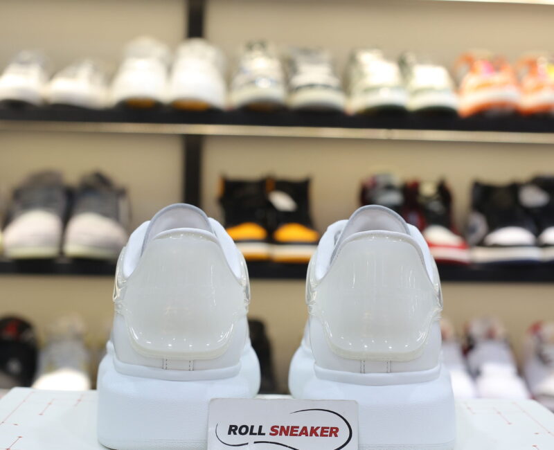 Giày Alexander Mcqueen Gót Trắng Trong Like Auth