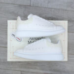Giày Alexander Mcqueen Gót Trắng Trong Like Auth