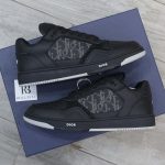 Giày Dior B27 Low Black họa tiết Dior Oblique Galaxy Like Auth