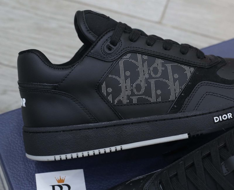 Giày Dior B27 Low Black họa tiết Dior Oblique Galaxy Like Auth