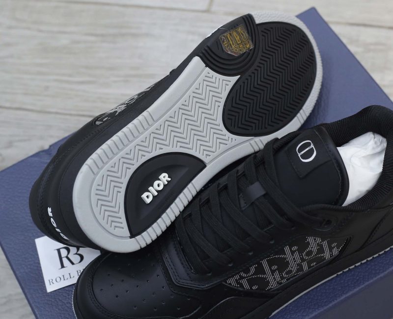 Giày Dior B27 Low Black họa tiết Dior Oblique Galaxy Like Auth
