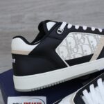 Giày Dior B27 Low Black White Beige họa tiết Dior Oblique Galaxy