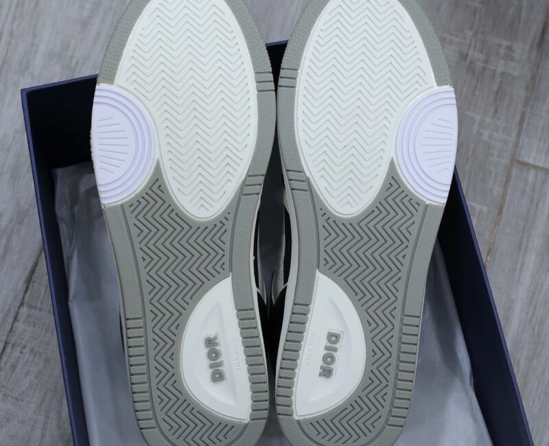 Giày Dior B27 Low Black White Beige họa tiết Dior Oblique Galaxy