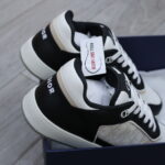 Giày Dior B27 Low Black White Beige họa tiết Dior Oblique Galaxy