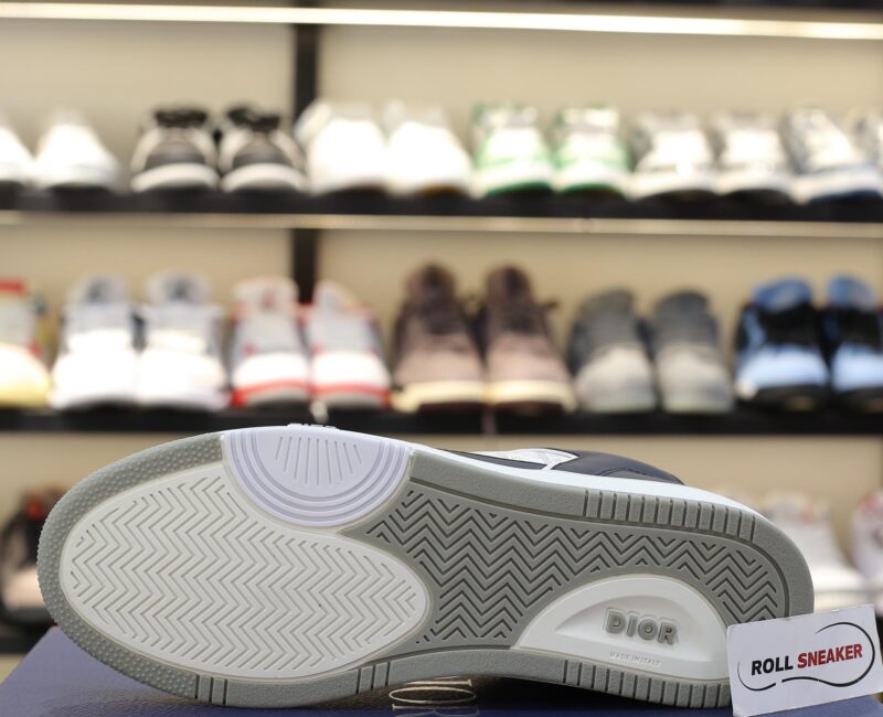 Giày Dior B27 Low Black White Beige họa tiết Dior Oblique Galaxy