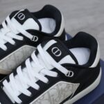 Giày Dior B27 Low Black White Beige họa tiết Dior Oblique Galaxy Like Auth