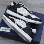 Giày Dior B27 Low Black White Beige họa tiết Dior Oblique Galaxy Like Auth