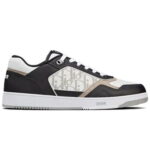 Giày Dior B27 Low Black White Beige họa tiết Dior Oblique Galaxy Like Auth