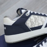 Giày Dior B27 Low Deep Blue and White họa tiết da Dior Oblique Galaxy Like Auth