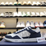 Giày Dior B27 Low Deep Blue and White họa tiết da Dior Oblique Galaxy Like Auth